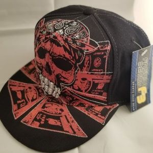 Mens's cap lid hat..."Skull" cap..graphic cap men